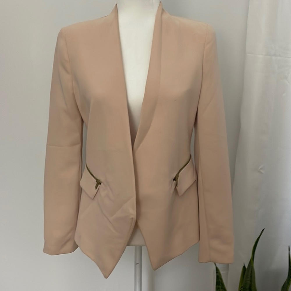 Zara light pink blazer